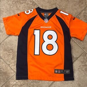 Nike Kids Broncos Manning Orange and Navy Jersey